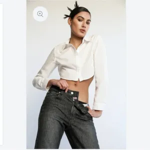 NWT Daily Blue by AdrianoGoldschmied Mantra Wide Barrel Jean in Onyx Sz 25 $295