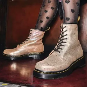 NWT Doc Martens 1460 Rainbow Ray Suede Lace Up Boots