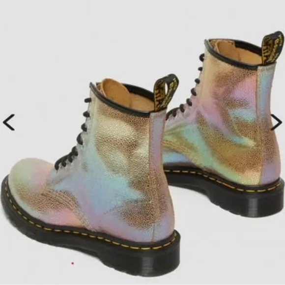 NWT Doc Martens 1460 Rainbow Ray Suede Lace Up Boots