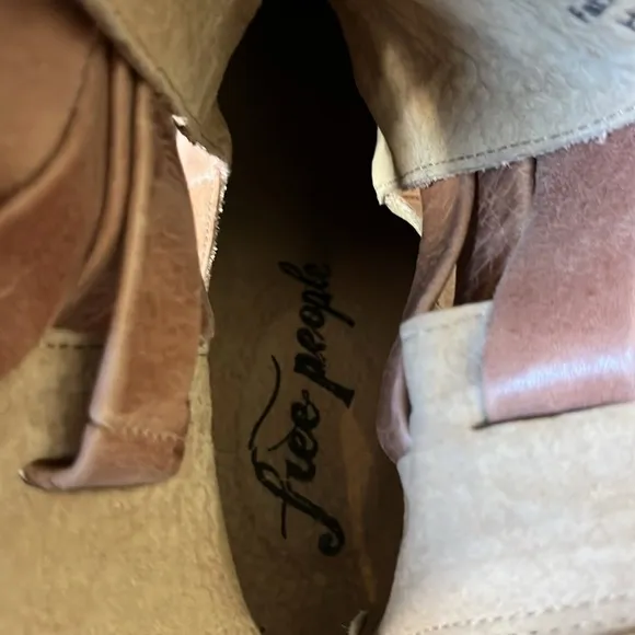 NWT! FREE PEOPLE Jesse Leather Boots!