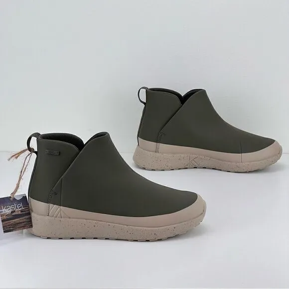 NWT Kastel Røros mud waterproof green rainboots Size 6