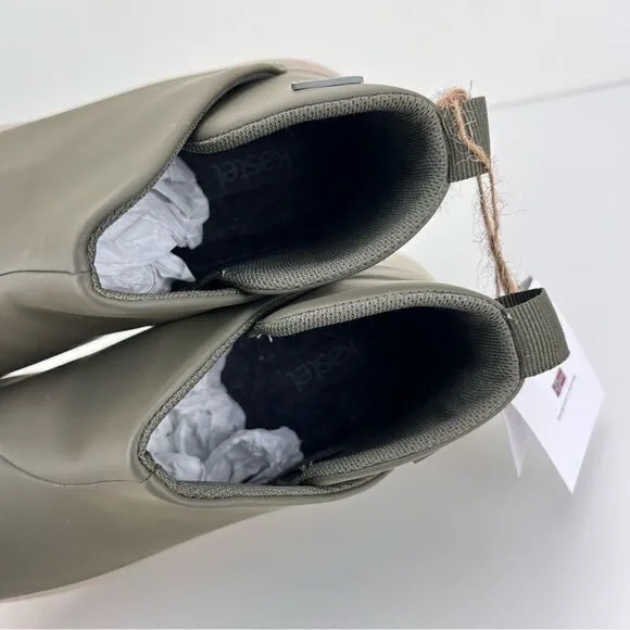 NWT Kastel Røros mud waterproof green rainboots Size 6