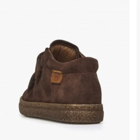 NWT NATURINO ALBUS VL Leather and suede sneakers in Brown