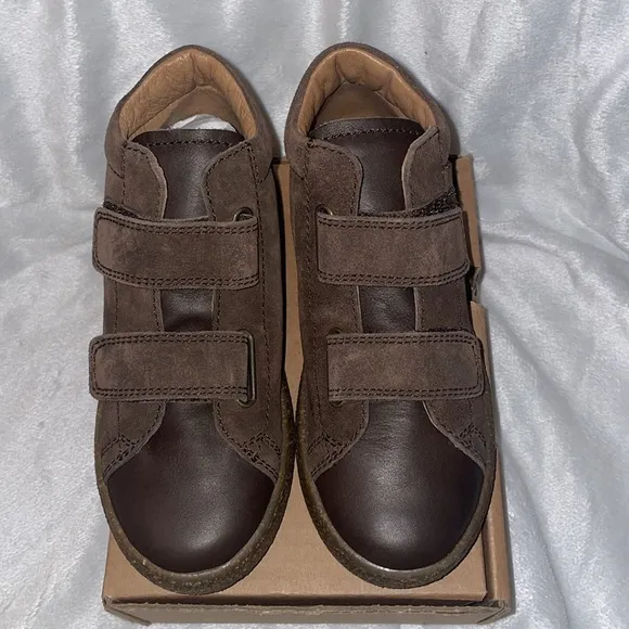 NWT NATURINO ALBUS VL Leather and suede sneakers in Brown