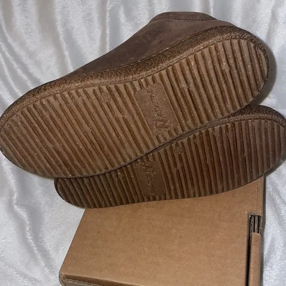 NWT NATURINO ALBUS VL Leather and suede sneakers in Brown