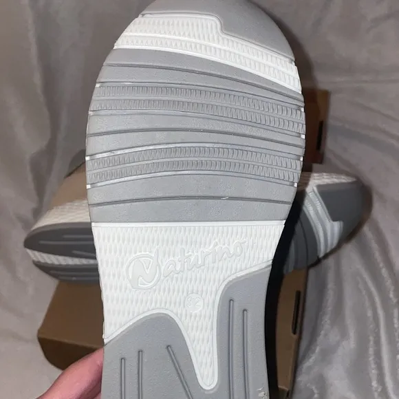NWT NATURINO JESKO 2 VL. Suede and technical fabric sneakers in Beige-Grey