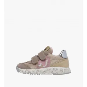 NWT NATURINO JESKO 2 VL. Suede and technical fabric sneakers in Beige-Grey