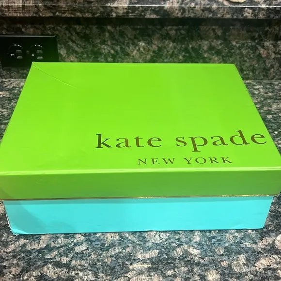NWT NIB Kate Spade Lenna Navy Suede Sneakers