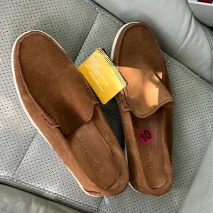NWT PIERO MASETTI LEATHER MOCCASIN SHOES SIZE 41