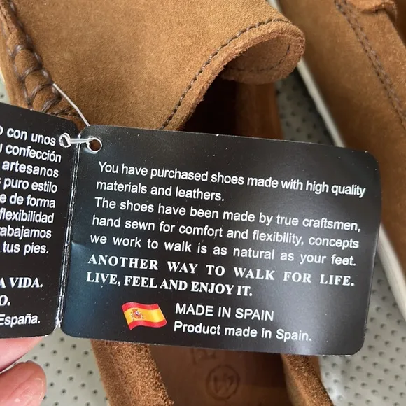 NWT PIERO MASETTI LEATHER MOCCASIN SHOES SIZE 41