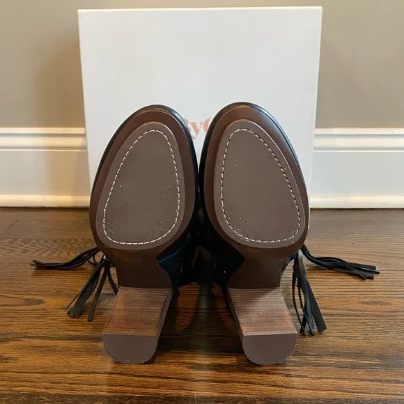 NWT See by Chloe crosta black leather boots