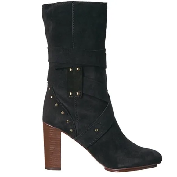 NWT See by Chloe crosta black leather boots