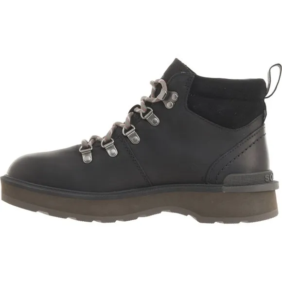 NWT Sorel Hi-Line Chelsea hiking Boots - Waterproof, Leather Black, Jet 663sn