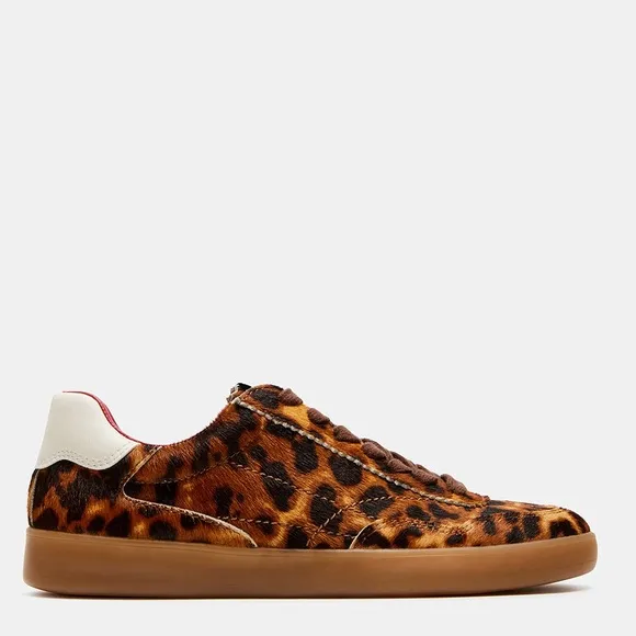 NWT Steve Madden Braxton Leopard Print Retro Sneakers Sz 7M
