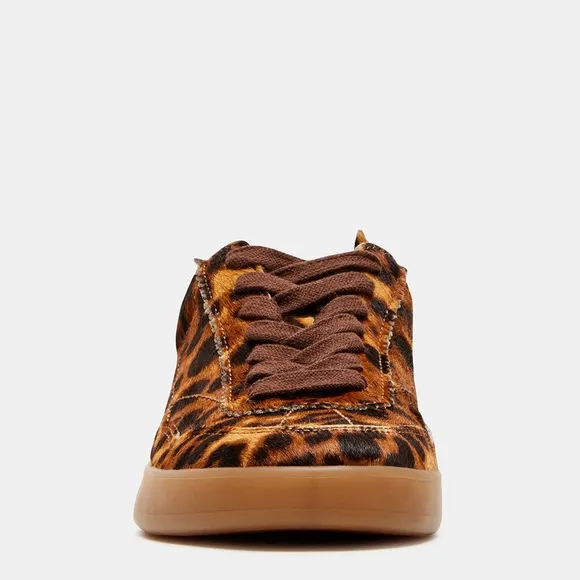NWT Steve Madden Braxton Leopard Print Retro Sneakers Sz 7M