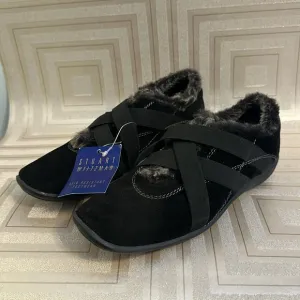 NWT Stuart Weitzman Women's Warm Booties /Sneakers Size  8 M Black