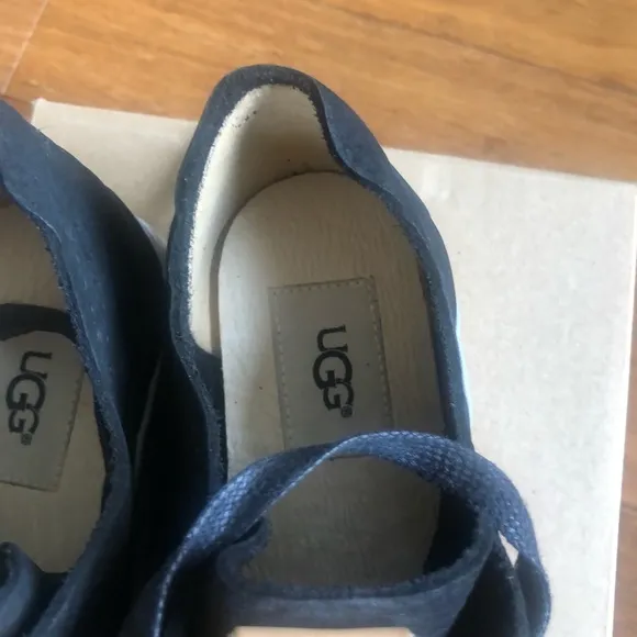 NWT Ugg black suede sneakers