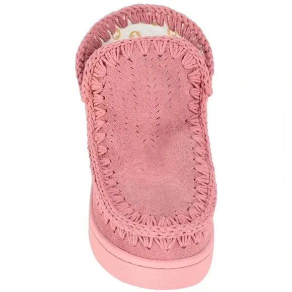 NWT! UK 40 / US 9.5-10 MOU ANKLE BOOTS IN PINK