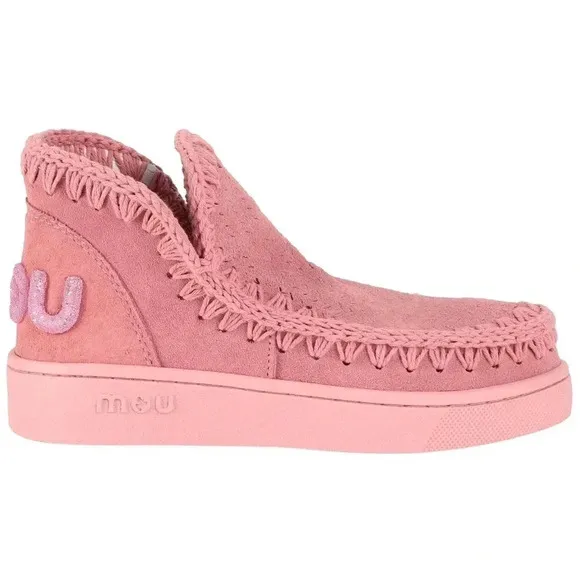 NWT! UK 40 / US 9.5-10 MOU ANKLE BOOTS IN PINK