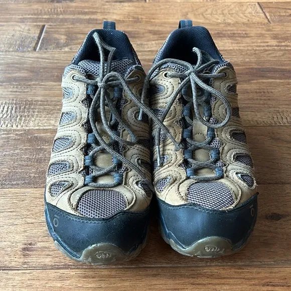 Oboz Sawtooth II Low Trail Hiking Shoes Leather Lace Up Size 9