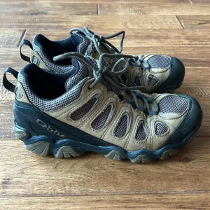 Oboz Sawtooth II Low Trail Hiking Shoes Leather Lace Up Size 9