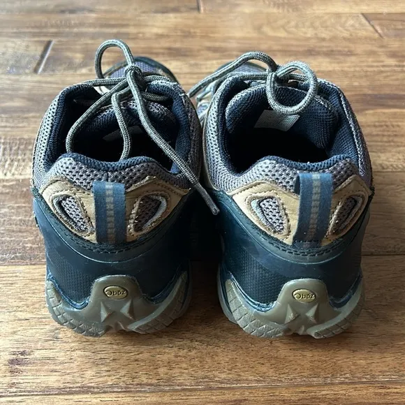 Oboz Sawtooth II Low Trail Hiking Shoes Leather Lace Up Size 9