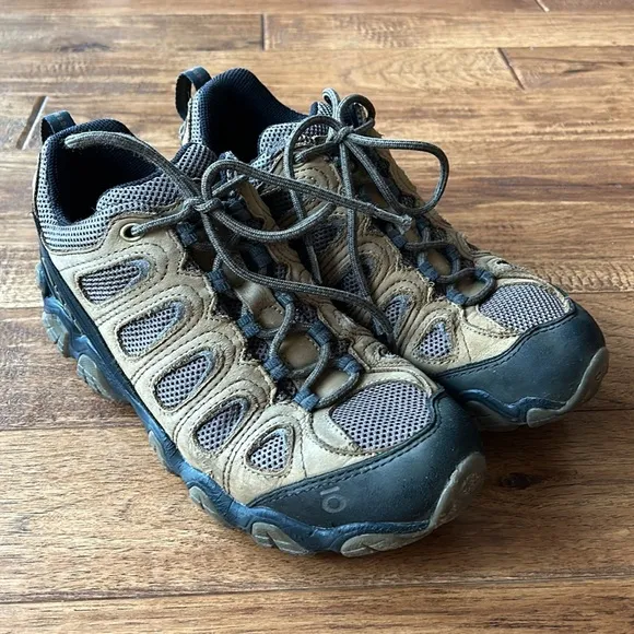 Oboz Sawtooth II Low Trail Hiking Shoes Leather Lace Up Size 9