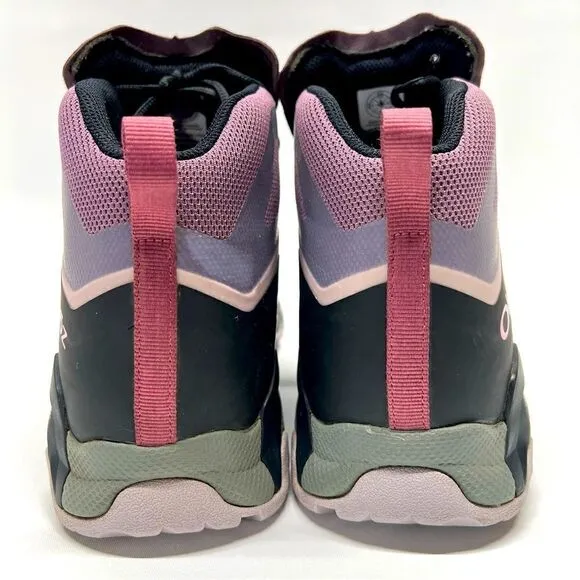Oboz Womens Arete Low Mid Hiker Waterproof Boots in Blush 8.5