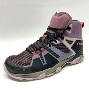 Oboz Womens Arete Low Mid Hiker Waterproof Boots in Blush 8.5