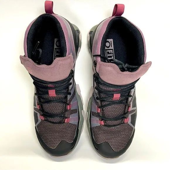 Oboz Womens Arete Low Mid Hiker Waterproof Boots in Blush 8.5