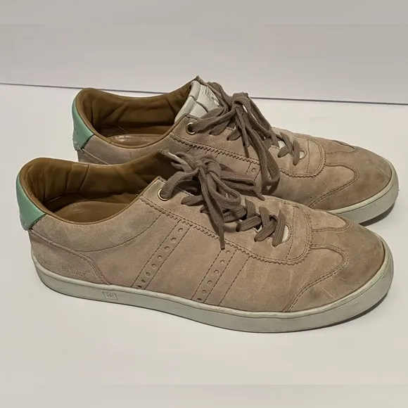 ODILE Beige Men’s Leather Sneakers by Rubirosa