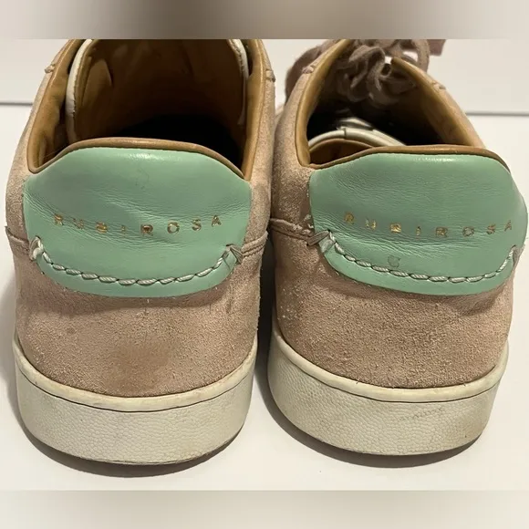 ODILE Beige Men’s Leather Sneakers by Rubirosa