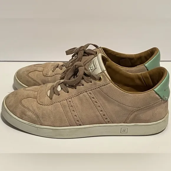 ODILE Beige Men’s Leather Sneakers by Rubirosa