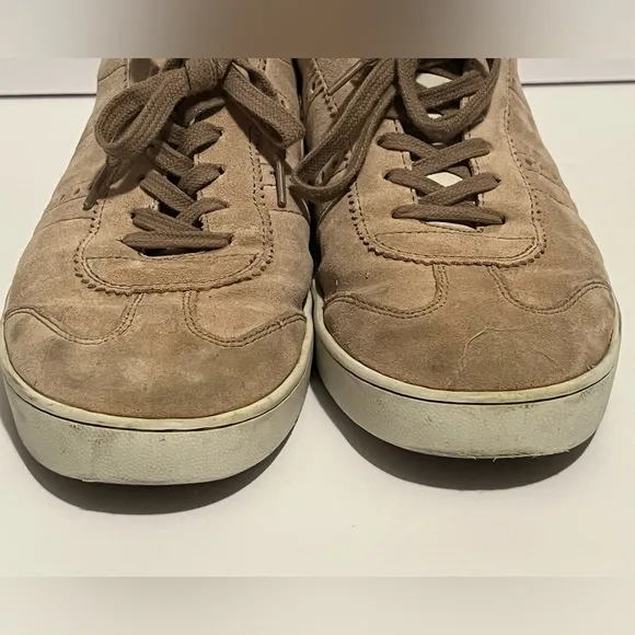 ODILE Beige Men’s Leather Sneakers by Rubirosa