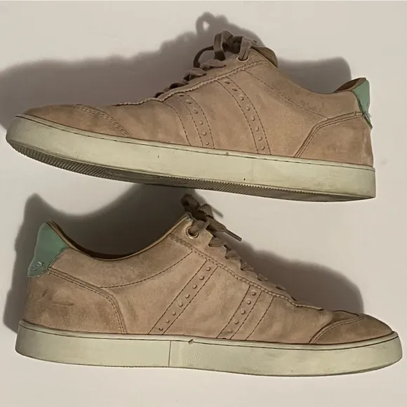 ODILE Beige Men’s Leather Sneakers by Rubirosa
