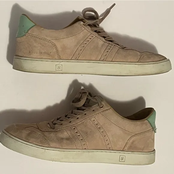 ODILE Beige Men’s Leather Sneakers by Rubirosa