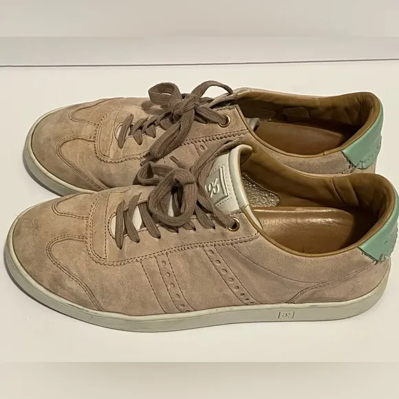 ODILE Beige Men’s Leather Sneakers by Rubirosa