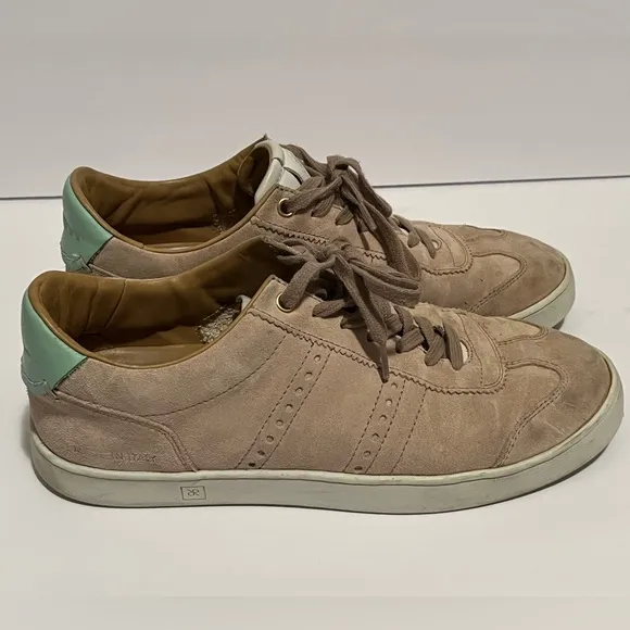 ODILE Beige Men’s Leather Sneakers by Rubirosa