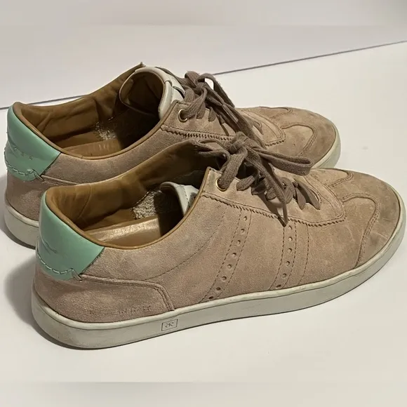 ODILE Beige Men’s Leather Sneakers by Rubirosa