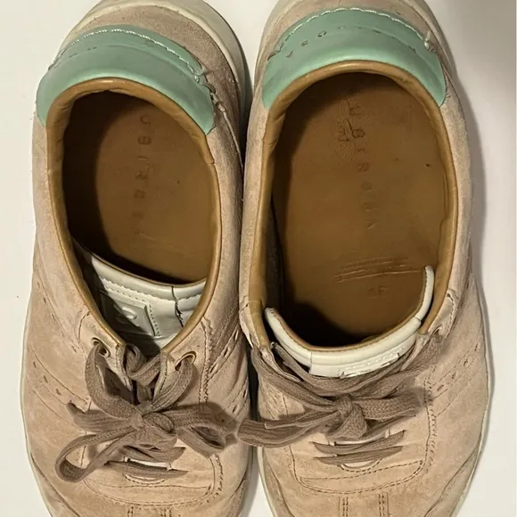 ODILE Beige Men’s Leather Sneakers by Rubirosa