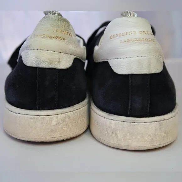 Officine Creative Kameleon Black Suede Sneakers
