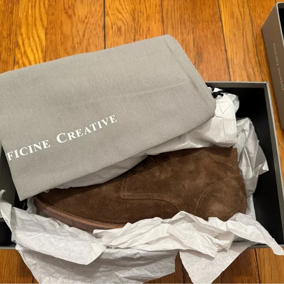Officine Creative Men's Chukka Boots (Brown Suede)