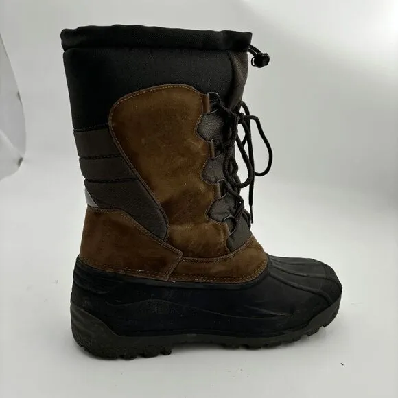 Olang Canadian Boots Size 41 Mens Size 8 Leather Waterproof Boots Ice