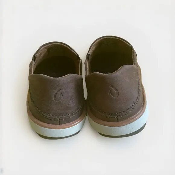 OluKai Kaila Slip On Distressed Leather Shoes Size 7 New