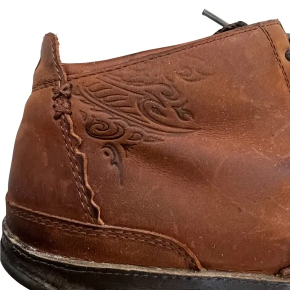 Olukai Kamuela Leather Chukka Ankle Boots Shoes