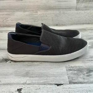 OluKai Men’s Lae’Ahi Slip On Beach/Casual Sneakers Color-Gray Size 12