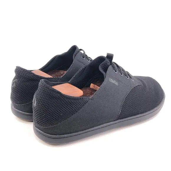OluKai Nohea Moku Black No-Tie Shoes 9