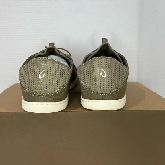 OLUKAI Nohea Moku Men's Shoes, All Day Sneakers, Size 11.5 / 11,Color: Clay/Tapa