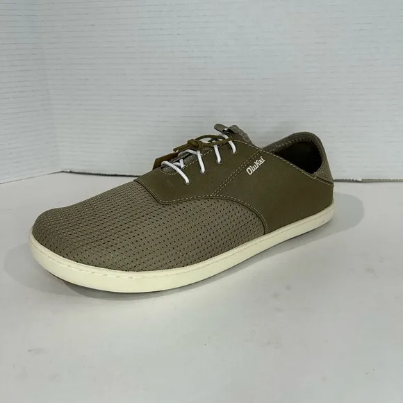 OLUKAI Nohea Moku Men's Shoes, All Day Sneakers, Size 11.5 / 11,Color: Clay/Tapa