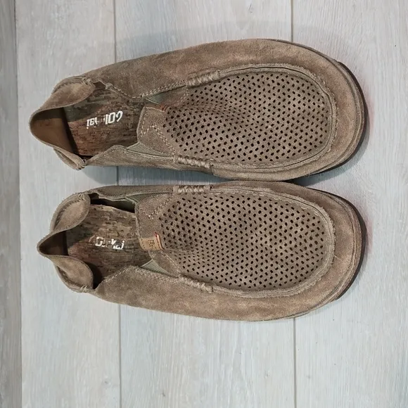 Olukai Women Moloa Kohana Leather Loafer Slip on shoes sz 10.5